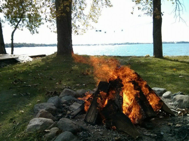 camp fire west lake water sports prince edward county